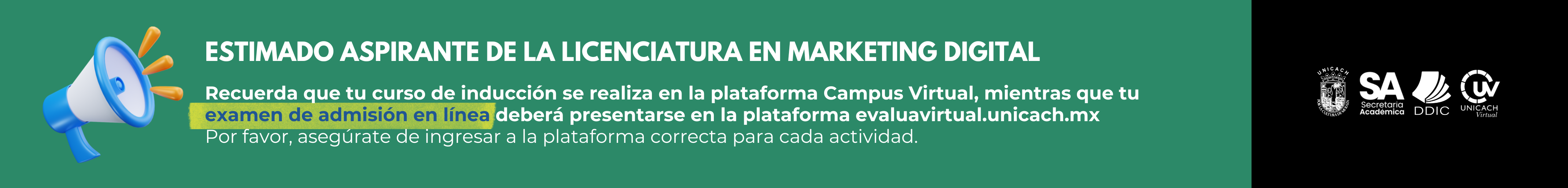 Banner aviso